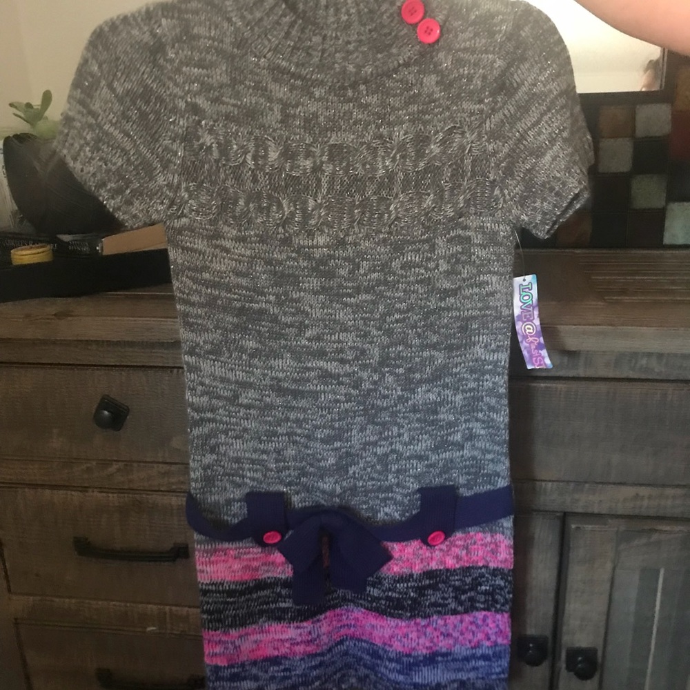 Cute girls sweater dress